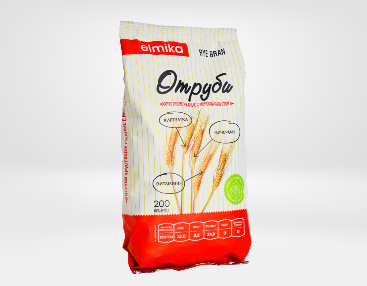 Отруби ржаные с морской капустой